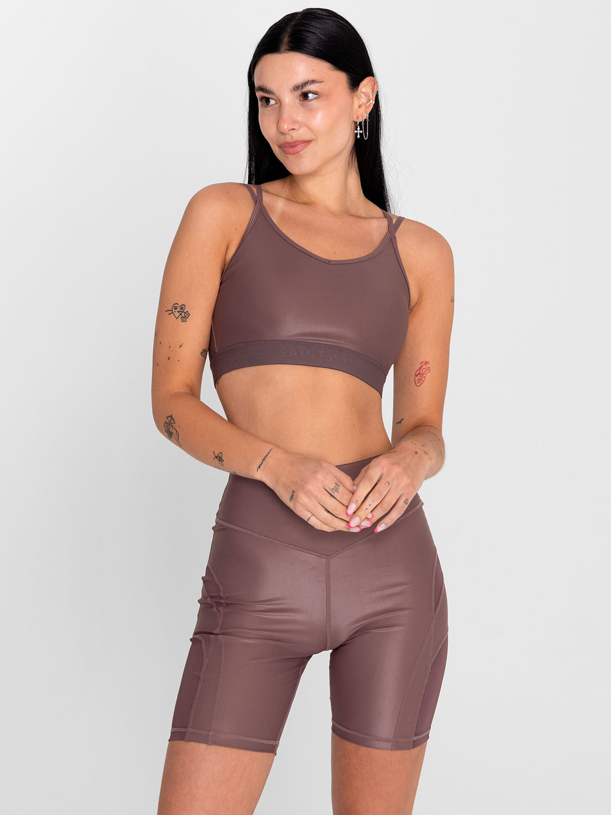 Bra Para Mujer Deportivo Saintmalē Marrón Bsoul