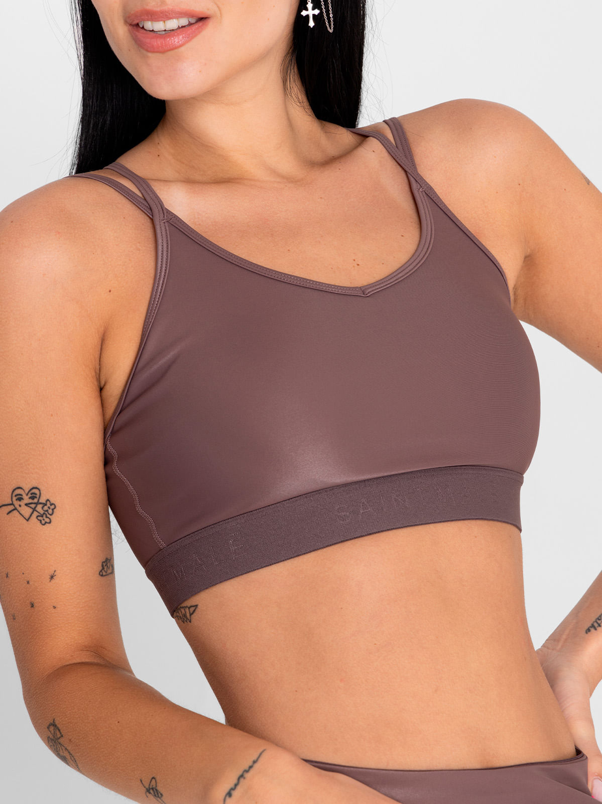 Bra Para Mujer Deportivo Saintmalē Marrón Bsoul