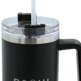 Botella Para Mujer  Tumbler 1200 ML Negro Bsoul