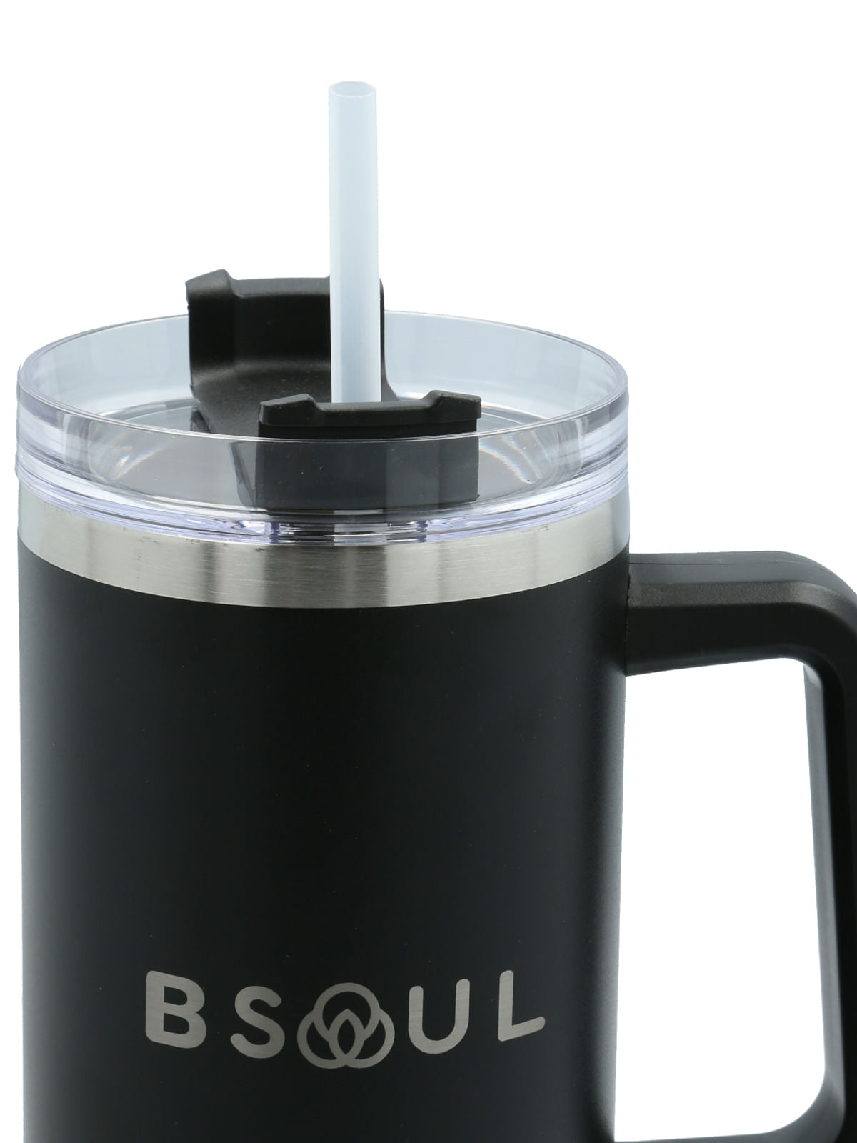 Botella Para Mujer  Tumbler 1200 ML Negro Bsoul