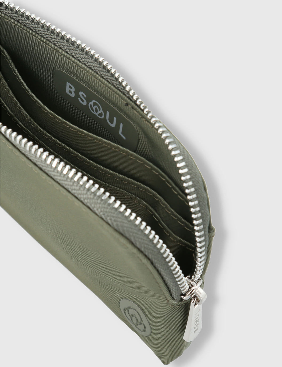 Tarjetero Para Mujer Clippable Card Verde Bsoul