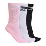Medias Para Mujer  3Pack Crew Cut Isi Multicolor Bsoul